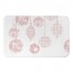 Sparkly Blush Ornaments 34x21 Bath Mat