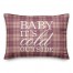 Baby It's Cold Outside Plaid 14x20 Spun Poly Pillow