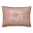 Merry and Bright Family 14x20 Personalized Spun Poly Pillow