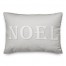 Silver Noel 14x20 Spun Poly Pillow