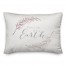 Peace on Earth Silver and Pink 14x20 Spun Poly Pillow