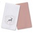 Noel Deer with Champagne Wreath Textiles Collection
