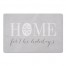 Home for the Holidays with Silver Snowflake 27x18 Floor Mat