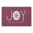 Joy to the World on Wine 27x18 Floor Mat