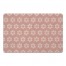 Snowflake Pattern on Blush 27x18 Floor Mat