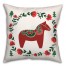Christmas Donkey 18x18 Spun Poly Pillow