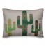 Christmas Cacti Pattern 14x20 Spun Poly Pillow