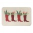 Christmas Boots 34x21 Bath Mat