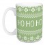 Ho Ho Ho Christmas Pattern 15 oz Mug
