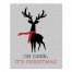Oh Deer It's Christmas 10x8 Tabletop Canvas