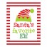 Santa's Favorite Elf 10x8 Tabletop Canvas