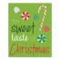 Sweet Christmas Candies 10x8 Tabletop Canvas