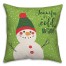 Baby It's Cold Snowman 18x18 Personalized Spun Poly Pillow