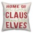 Home of Little Elves 18x18 Spun Poly Pillow