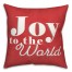 Joy to the World 18x18 Spun Poly Pillow