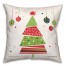 Funky Christmas Tree 18x18 Spun Poly Pillow