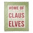 Home of Little Elves 50x60 Coral Fleece Blanket
