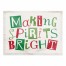 Making Spirits Bright 18x14 Poly Twill Placemat