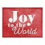 Joy to the World 18x14 Poly Twill Placemat