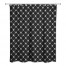 Stars and Snow Pattern 71x74 Shower Curtain