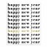 Happy New Year 8x10 Tabletop Canvas