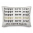 Happy New Year 14x20 Personalized Spun Poly Pillow