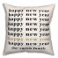 Happy New Year 18x18 Personalized Spun Poly Pillow