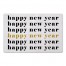 Happy New Year 27x18 Floor Mat
