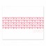 Watercolor Hearts 10x8 Tabletop Canvas