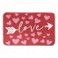 Love Hearts and Arrow 34x21 Bath Mat