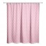 Pink and White Bow Pattern 71x74 Shower Curtain