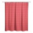 Pink and Red Hearts Pattern 71x74 Shower Curtain