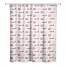 Pink and Red Lips 71x74 Shower Curtain