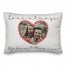 Love Always Heart 14x20 Personalized Spun Poly Pillow
