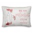 Kissing Couple 14x20 Personalized Spun Poly Pillow