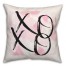 XOXO Swatches 18x18 Spun Poly Pillow