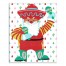 Sombrero Santa 20x16 Canvas Wall Art