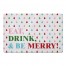 Eat Drink and Be Merry 27x18 Floor Mat