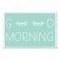 Good Morning Lashes 18x12 Canvas Wall Art