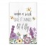 Bees and Lavendar Florals 12x18 Canvas Wall Art