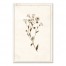 White Florals Stained Paper 12x18 Canvas Wall Art
