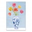 Painted Vase with Flowers 12x18 Canvas Wall Art