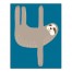 Cutest Sloth 11x14 Canvas Wall Art