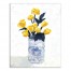 Yellow Flowers in Vase 16x20 Canvas Wall Art