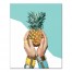 Hands with Pineapple 16x20 Canvas Wall Art
