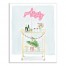 Watercolor Bar Cart 16x20 Canvas Wall Art