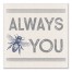 Always Bee You 20x20 Canvas Wall Art