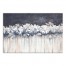 Navy Row of Flowers 30x20 Canvas Wall Art