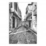 Black and White Alley 20x30 Canvas Wall Art