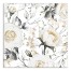 White Painted Wedding Flowers 24x24 Canvas Wall Art
